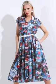 Dress DS Trend #P-4632 (Vdoxnovlyayushhaya istoriya, print)