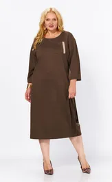 Sukienka Milora 1498 shokolad
