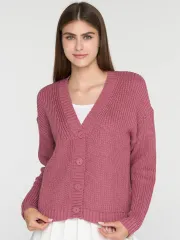 Sweter Newvay #7242-14128 t.pudra