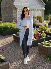 Sweter BONADI #2065 goluboj