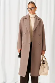 Coat Beautiful & Free #9023 kapuchino