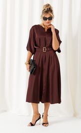 Платье Beautiful & Free 6443 шоколад