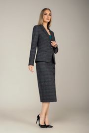 Suit MARIKA #429 t. seryj v kletku