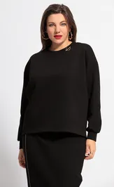 Свитшот BegiModa 4068 чёрный