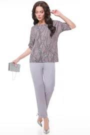 Garnitur DS Trend #K-0799-0096 (Seryj s bryukami)