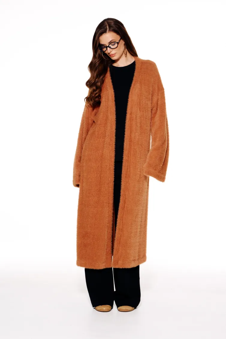 Sweter Elletto Life #13053 ryzhij