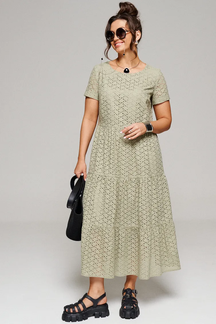 Sukienka Beautiful & Free #6151 oliva