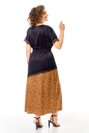 Платье Anastasia арт. 1368 золото/черничный