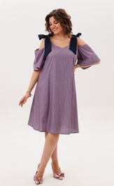 Платье Anelli Laurel 1820 синий бант