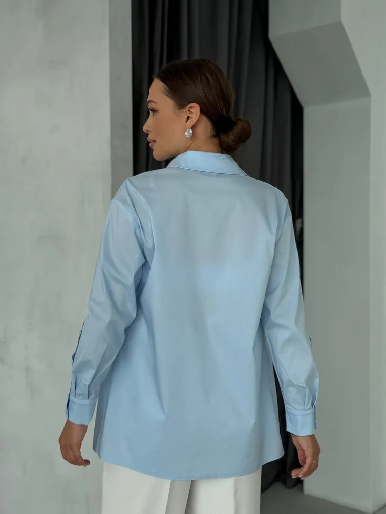 Bluzka Dilana Vip #2062 goluboj