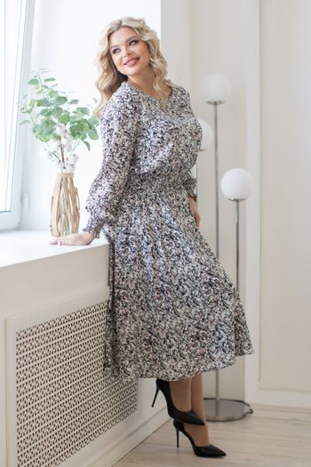 1232 серо-розовый