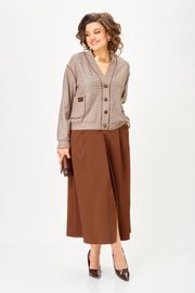 Garnitur Aira Style #24131 komplekt bezhevo-korichnevyj