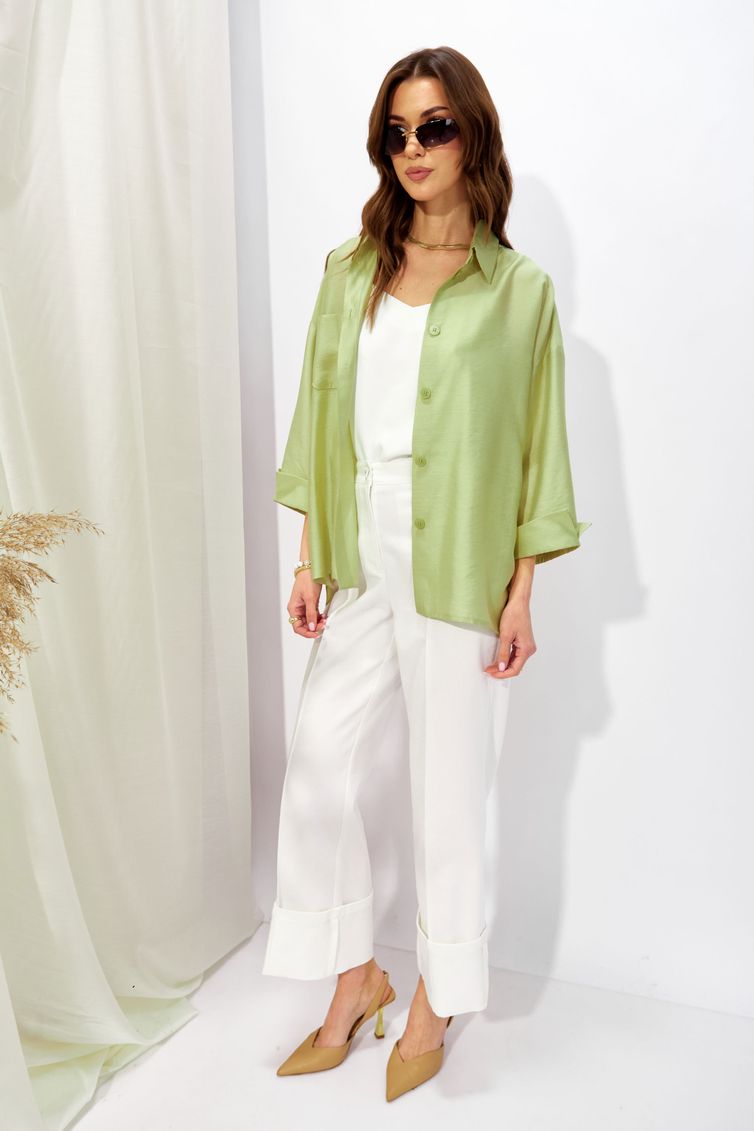 Блузка Люше арт. 4323 салатовый