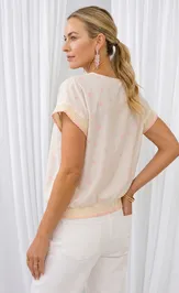 Bluzka nika.pl 0203802 Emi-38 gorox rozovyj