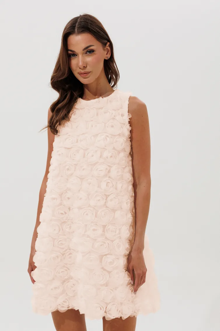 Sukienka V&N fashion #1153_persikovoe Plate
