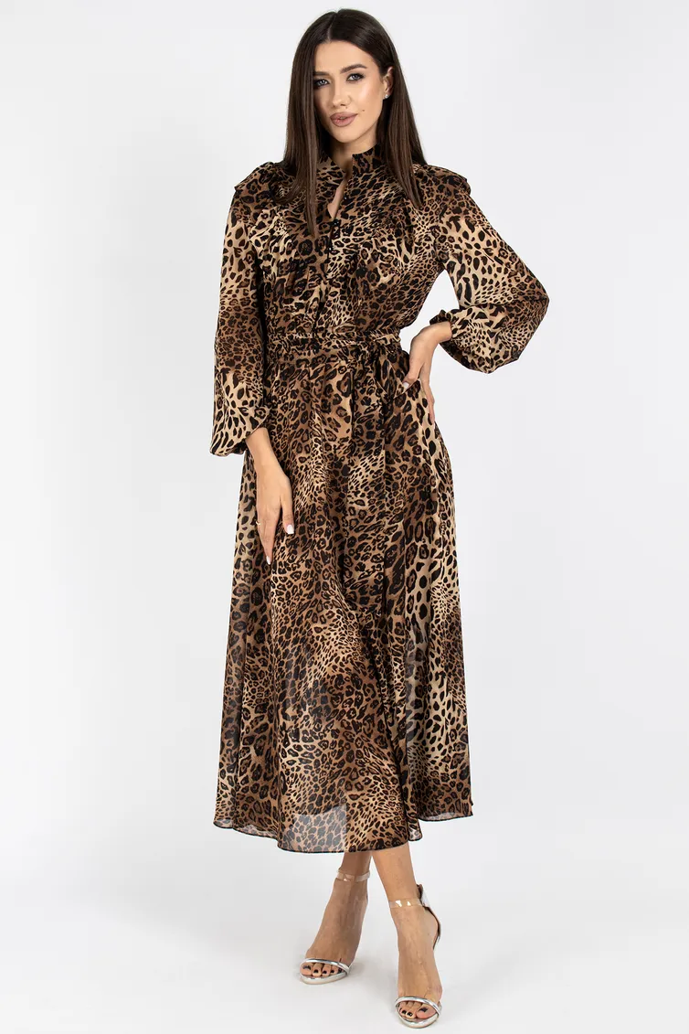 Sukienka VIZAVI #813.2 leopard