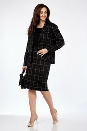 Garnitur Vilena-fashion #951 chernyj v kletku