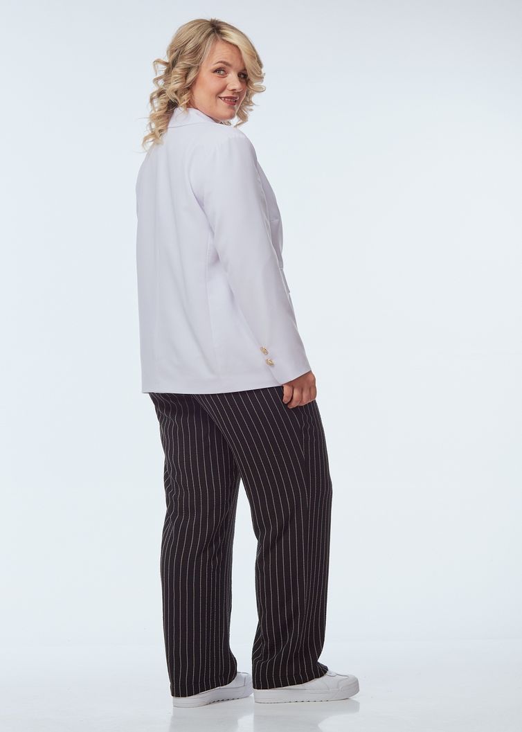 Костюм OVERYOU арт. 247 белый с черно-белым