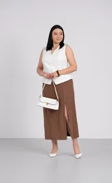 Spódnica FASHION CENTRE L-3947/Kofejnyj