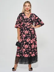 Sukienka DORA plus #0383-1s chernyj