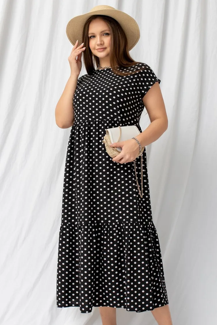 Dress TOOK A LOOK & Angelika #A-356 gorox na chernom