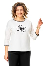 Блузки, туники Rumoda арт. 2261 дл. р. молочный-черный