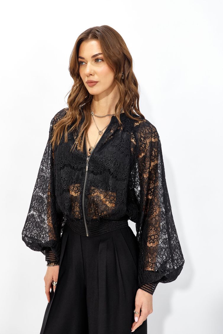 Блузка Люше арт. 4333 черный
