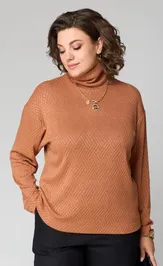 Джемпер BLISS 8256 Коричневый ROMU