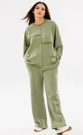 Sweatshirt Ma Cherie 1109 xaki