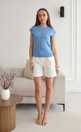 Джемпер BONADI 2089 джепмер голубой