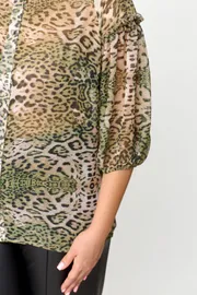 Bluzka Anastasia MAK #1114 zelyonyj leopard