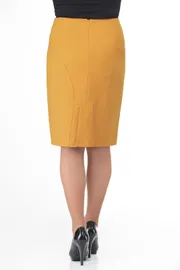 Spódnica Elite Moda #3050 gorchica