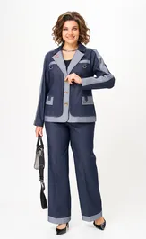 Suit Aira Style 24239 sinij
