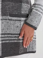 Sweter BONADI #2243 seryj