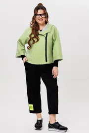 Garnitur Michel Chic #1357/1 salatovyj, chernyj