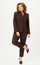 Suit Vilena-fashion 1177 shokolad