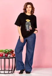 Футболка Ava fashion арт. М-176 черный