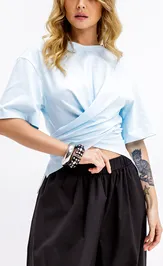 Koszulka Pirs 6866 goluboj