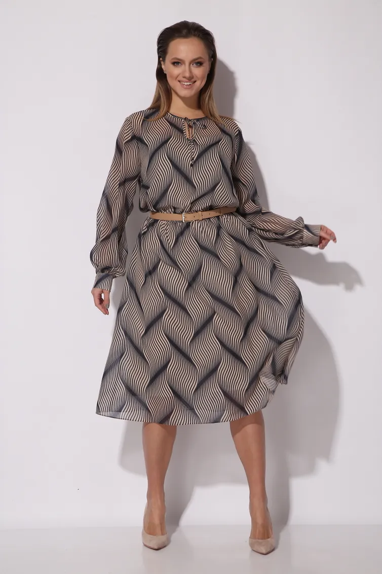 Sukienka TAiER #1143 zigzag