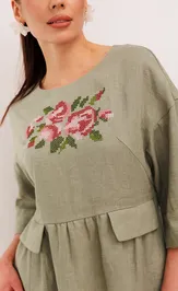 Платье Galean Style 1003 хаки