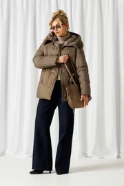 Coat Beautiful & Free #1018 xaki
