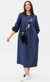 Dress Ma Cherie 4092 temno-sinij