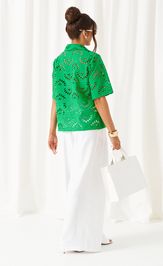 Комплект Beautiful & Free 6463 бело-зелёный