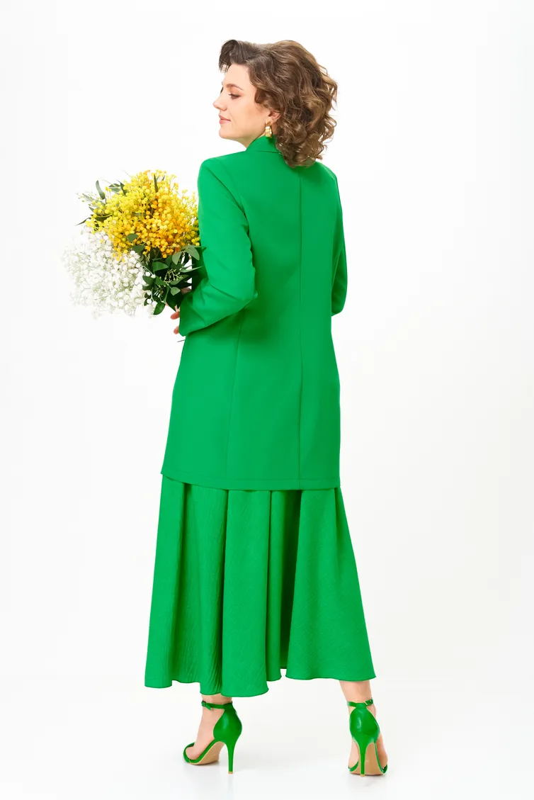 Suit Anastasia #1262.3 vesennij zelenyj
