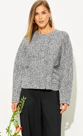 Blazer LAIKONY L-474-1 seryj melanzh