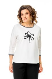 Блузки, туники Rumoda арт. 2261 дл. р. молочный-черный