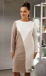Платье Galean Style 807.1 коричневый
