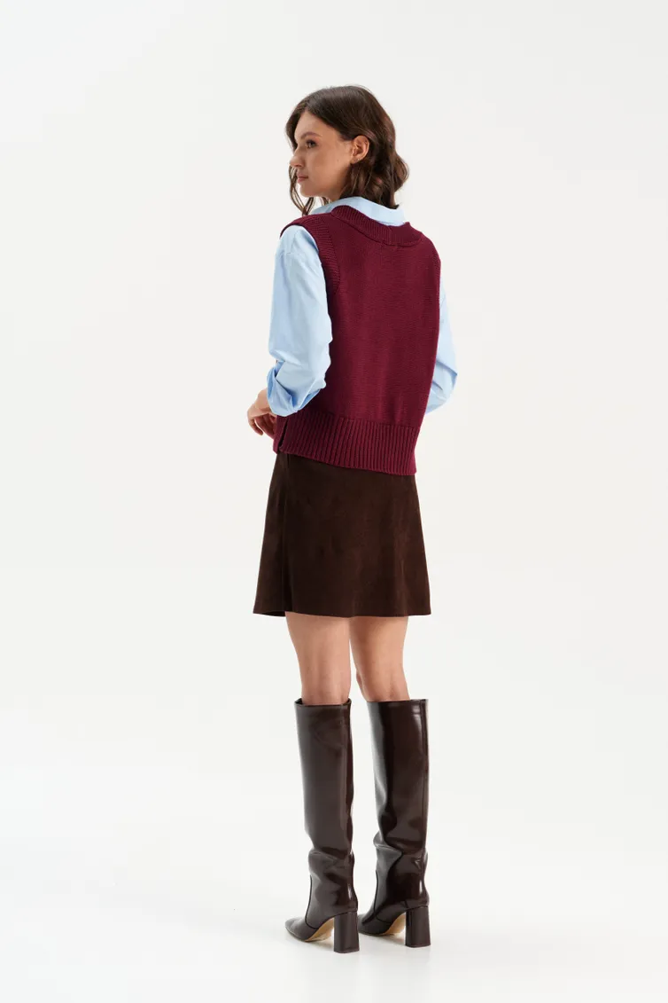 Kamizelka Romgil #RV0273-ShE5 bordovyj