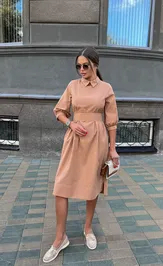 Платье Pavlova 137 песочный