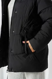 Coat Beautiful & Free #1018 chernyj